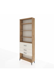Arges Dolap 4 Raflı 3 Çekmeceli 88x30x243 - S33M088V7A