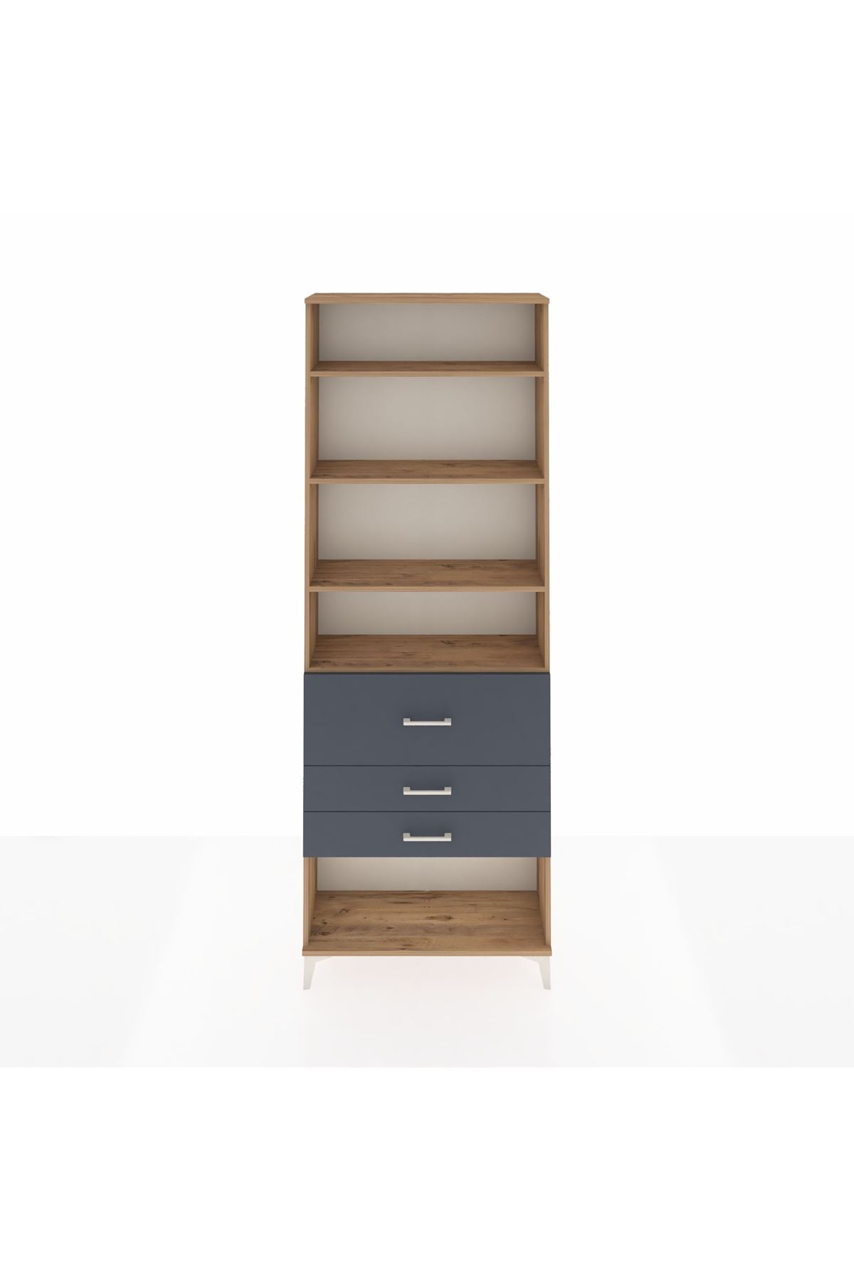 Arges Dolap 4 Raflı 3 Çekmeceli 88x30x243 - S33M088V8A