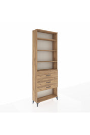 Arges Dolap 4 Raflı 3 Çekmeceli 88x30x243 - S33M088V9A