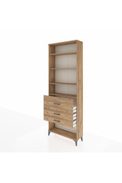 Arges Dolap 4 Raflı 3 Çekmeceli 88x30x243 - S33M088V9A