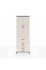 Arges Dolap 5 Raflı 3 Çekmeceli 4 Kapaklı 88x30x243 - S33M089V4A