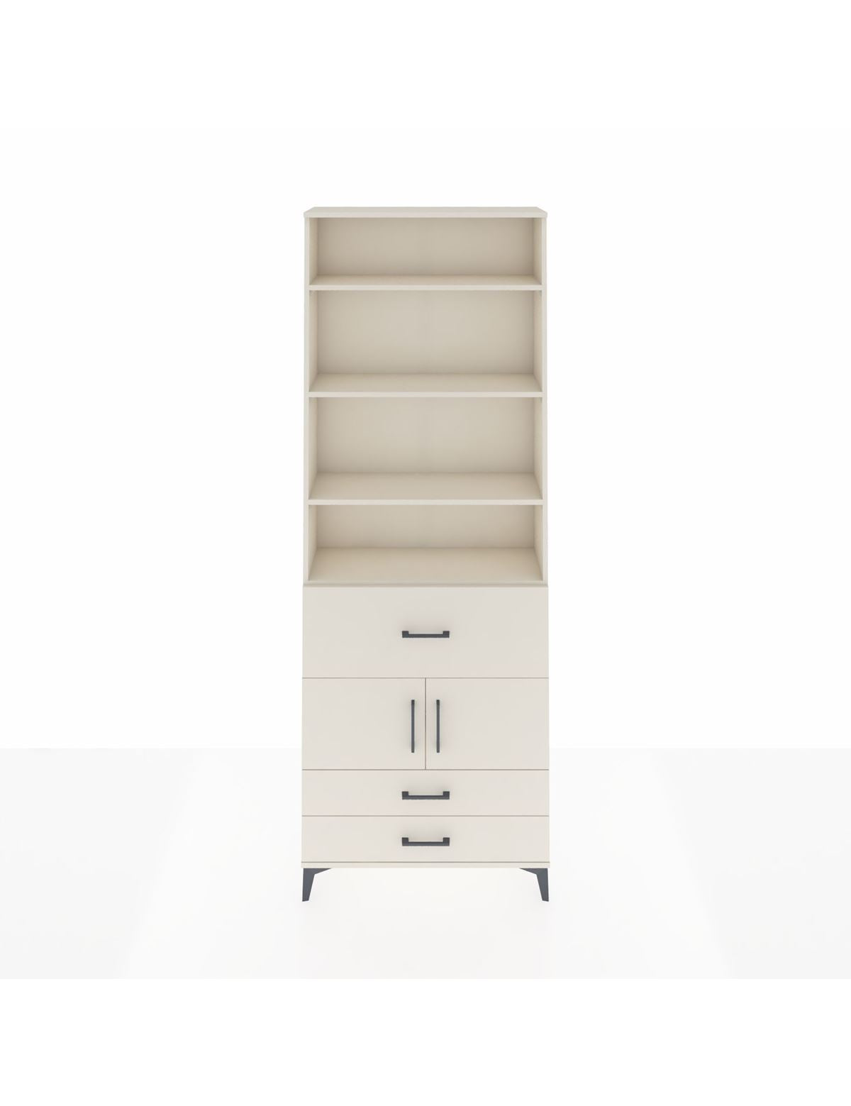 Arges Dolap 5 Raflı 3 Çekmeceli 2 Kapaklı 88x30x243 - S33M090V1A