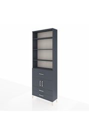 Arges Dolap 5 Raflı 3 Çekmeceli 2 Kapaklı 88x30x243 - S33M090V5A
