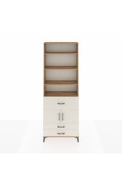 Arges Dolap 5 Raflı 3 Çekmeceli 2 Kapaklı 88x30x243 - S33M090V7A