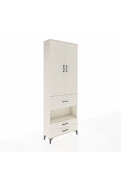 Arges Dolap 5 Raflı 3 Çekmeceli 2 Kapaklı 88x30x243 - S33M091V1A