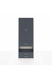 Arges Dolap 5 Raflı 3 Çekmeceli 2 Kapaklı 88x30x243 - S33M091V5A