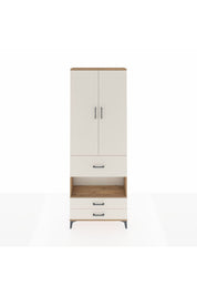 Arges Dolap 5 Raflı 3 Çekmeceli 2 Kapaklı 88x30x243 - S33M091V7A