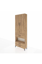 Arges Dolap 5 Raflı 3 Çekmeceli 2 Kapaklı 88x30x243 - S33M091V9A