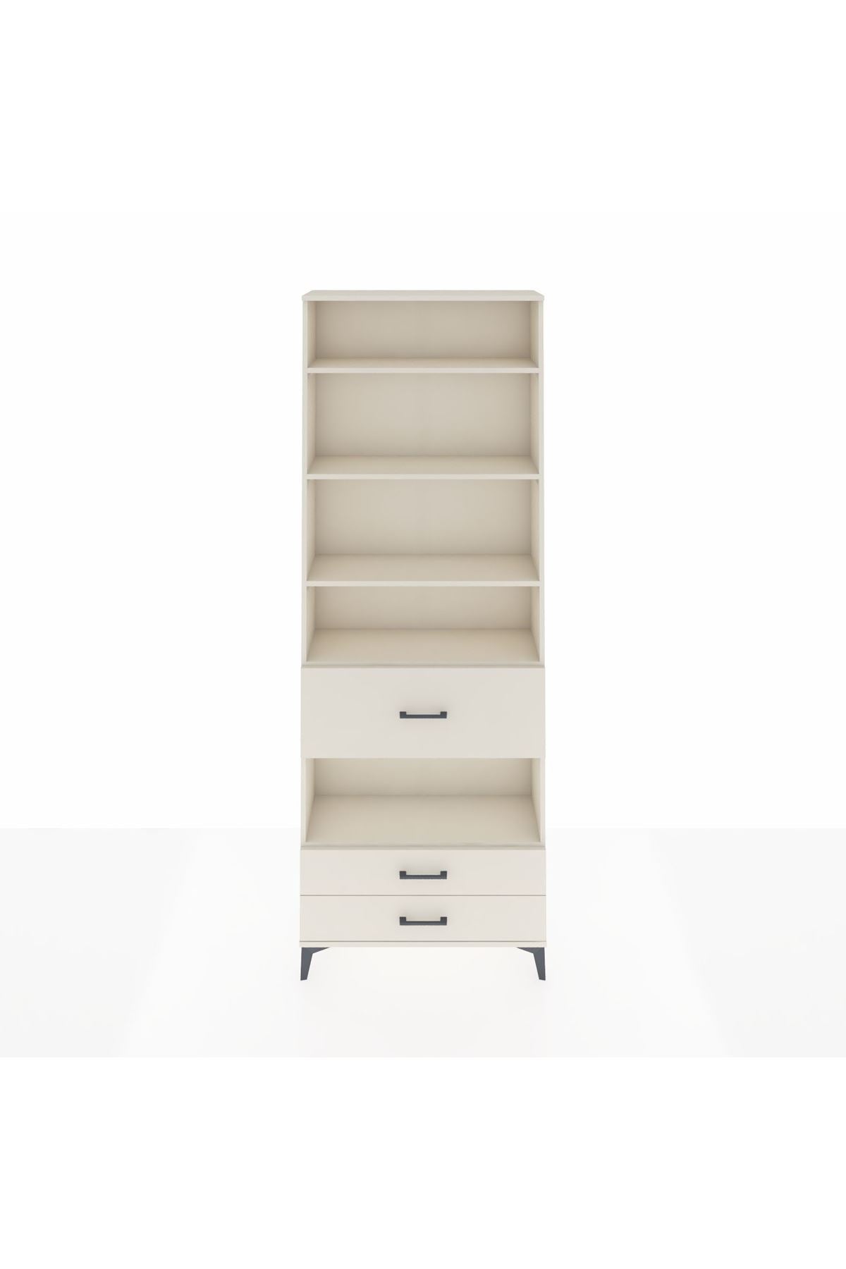 Arges Dolap 5 Raflı 3 Çekmeceli 88x30x243 - S33M092V1A