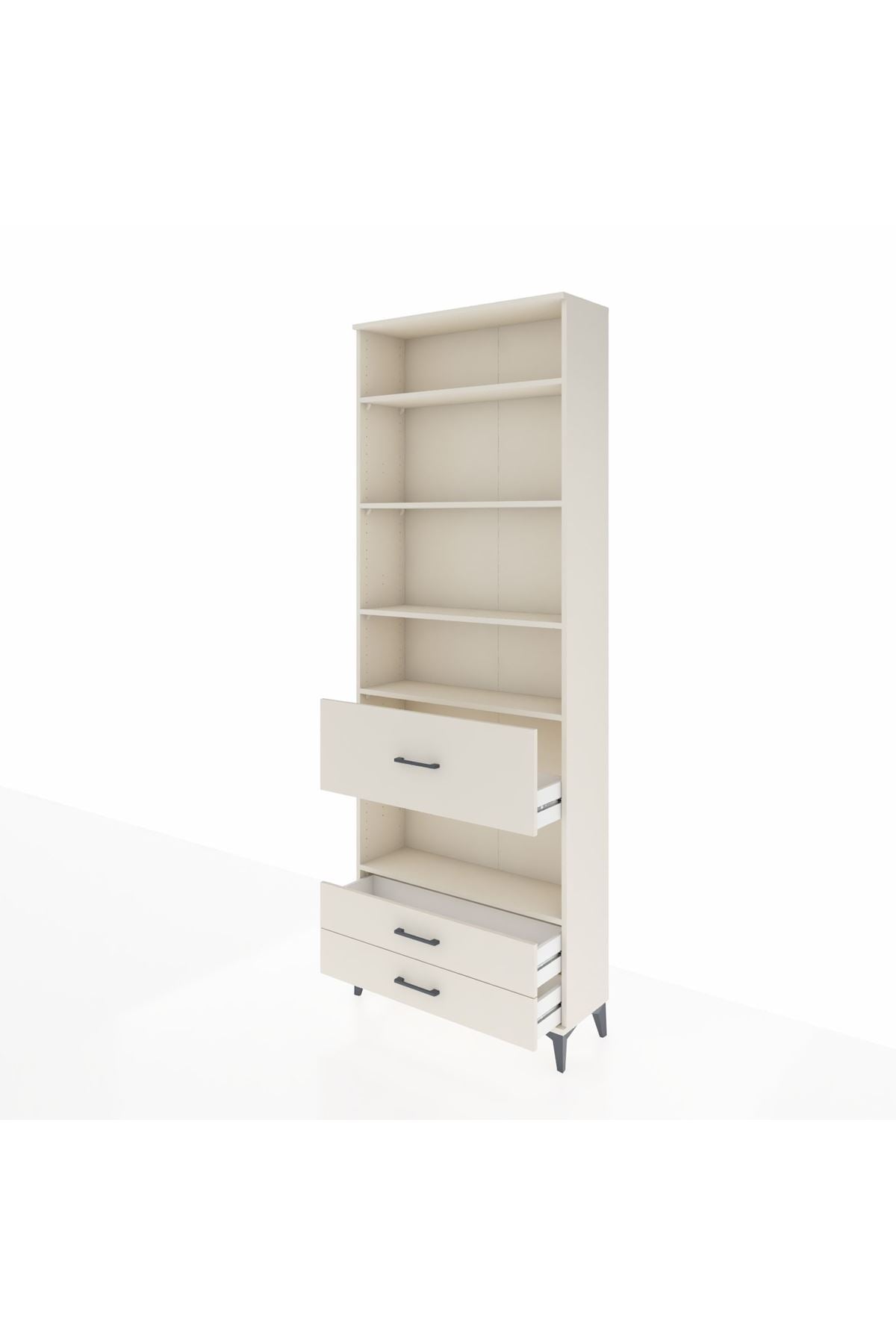 Arges Dolap 5 Raflı 3 Çekmeceli 88x30x243 - S33M092V1A