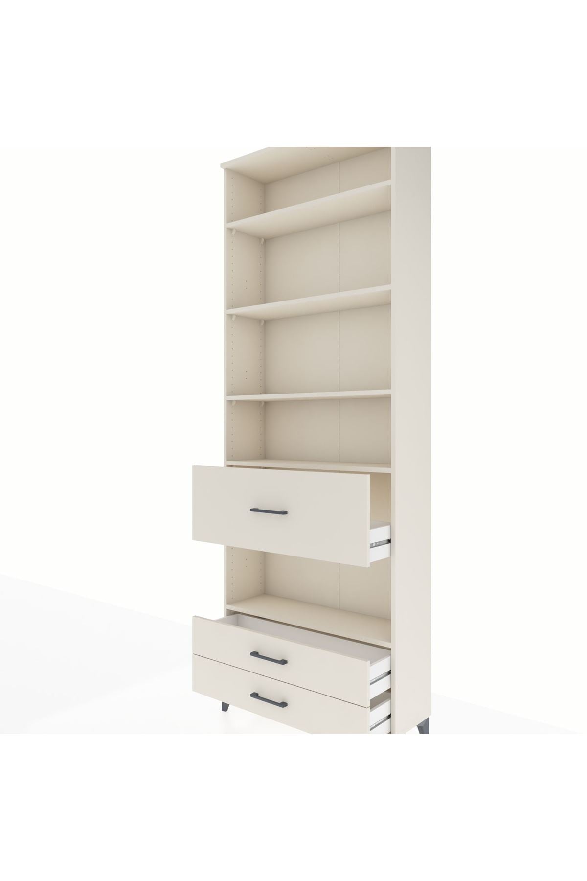 Arges Dolap 5 Raflı 3 Çekmeceli 88x30x243 - S33M092V1A