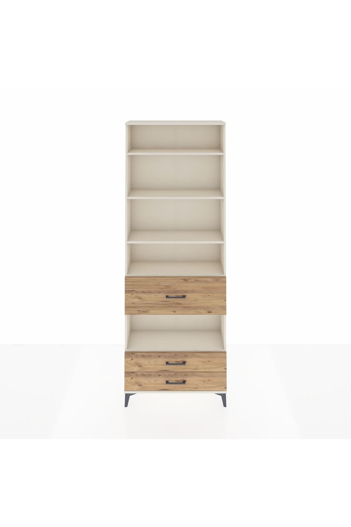 Arges Dolap 5 Raflı 3 Çekmeceli 88x30x243 - S33M092V3A