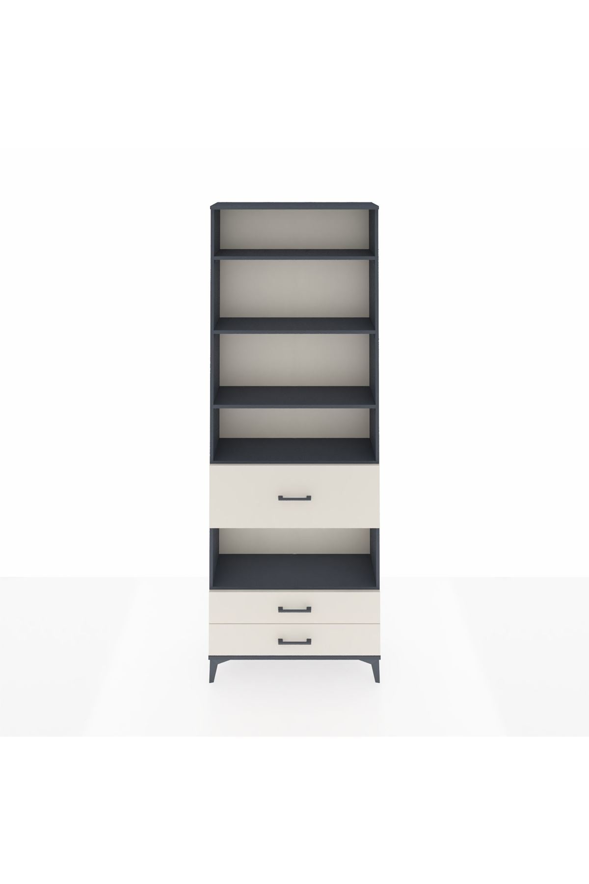 Arges Dolap 5 Raflı 3 Çekmeceli 88x30x243 - S33M092V4A