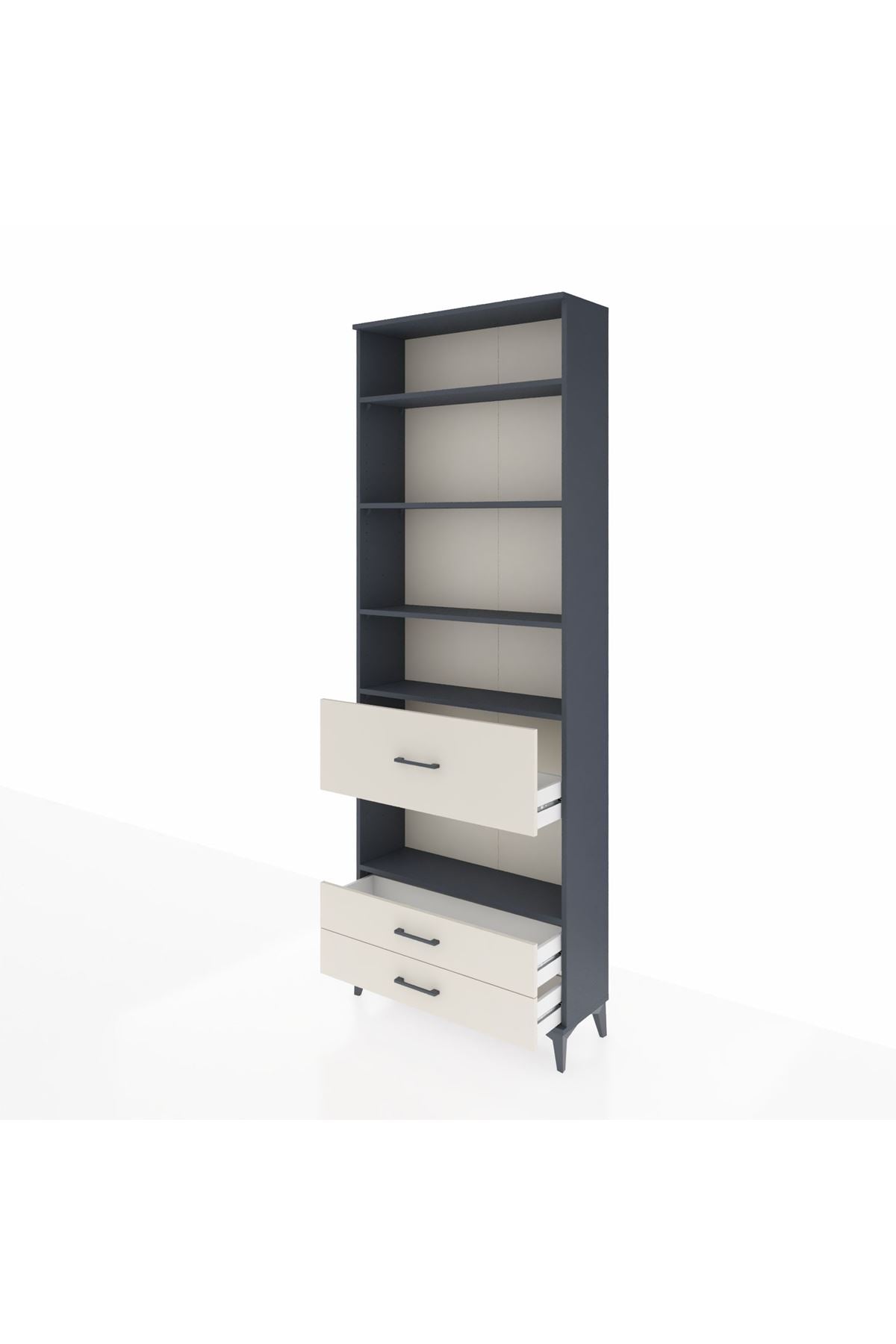 Arges Dolap 5 Raflı 3 Çekmeceli 88x30x243 - S33M092V4A