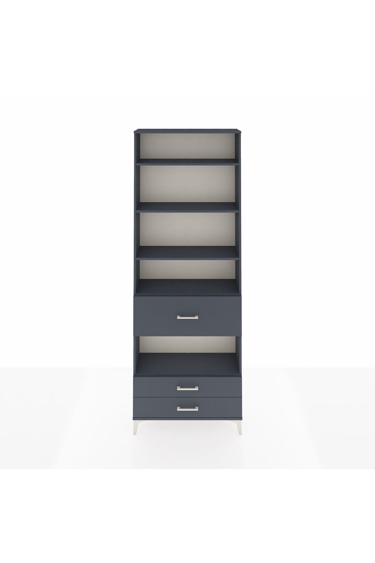 Arges Dolap 5 Raflı 3 Çekmeceli 88x30x243 - S33M092V5A