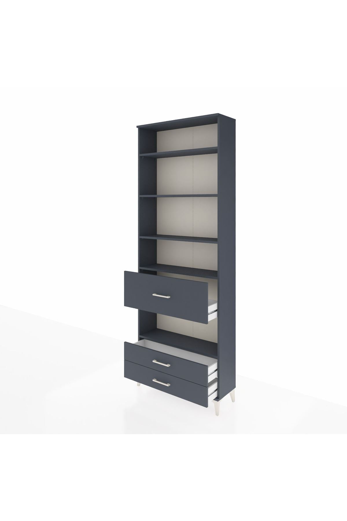 Arges Dolap 5 Raflı 3 Çekmeceli 88x30x243 - S33M092V5A