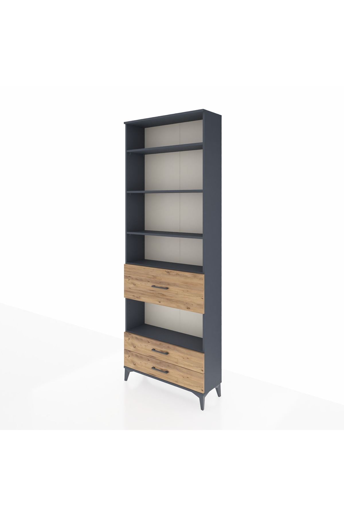 Arges Dolap 5 Raflı 3 Çekmeceli 88x30x243 - S33M092V6A