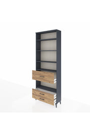 Arges Dolap 5 Raflı 3 Çekmeceli 88x30x243 - S33M092V6A