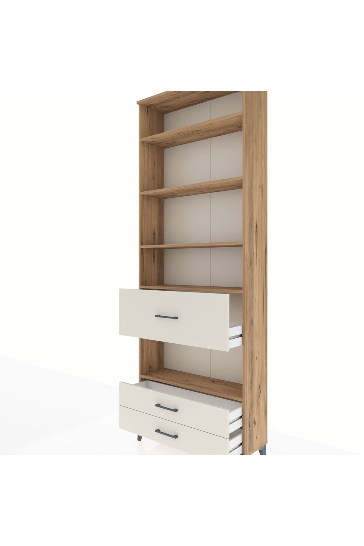 Arges Dolap 5 Raflı 3 Çekmeceli 88x30x243 - S33M092V7A