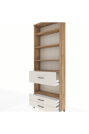 Arges Dolap 5 Raflı 3 Çekmeceli 88x30x243 - S33M092V7A