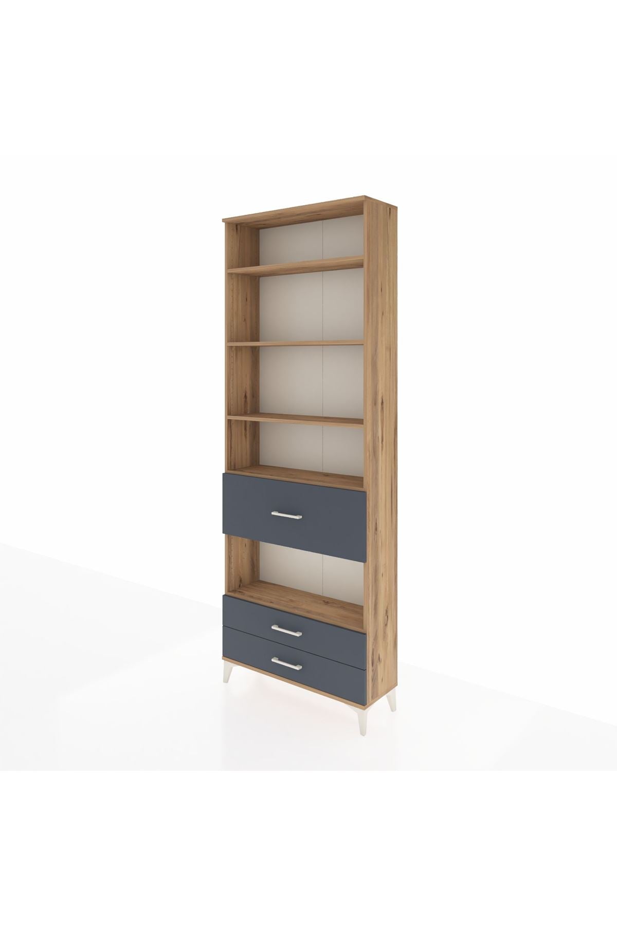 Arges Dolap 5 Raflı 3 Çekmeceli 88x30x243 - S33M092V8A