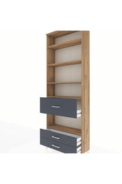 Arges Dolap 5 Raflı 3 Çekmeceli 88x30x243 - S33M092V8A