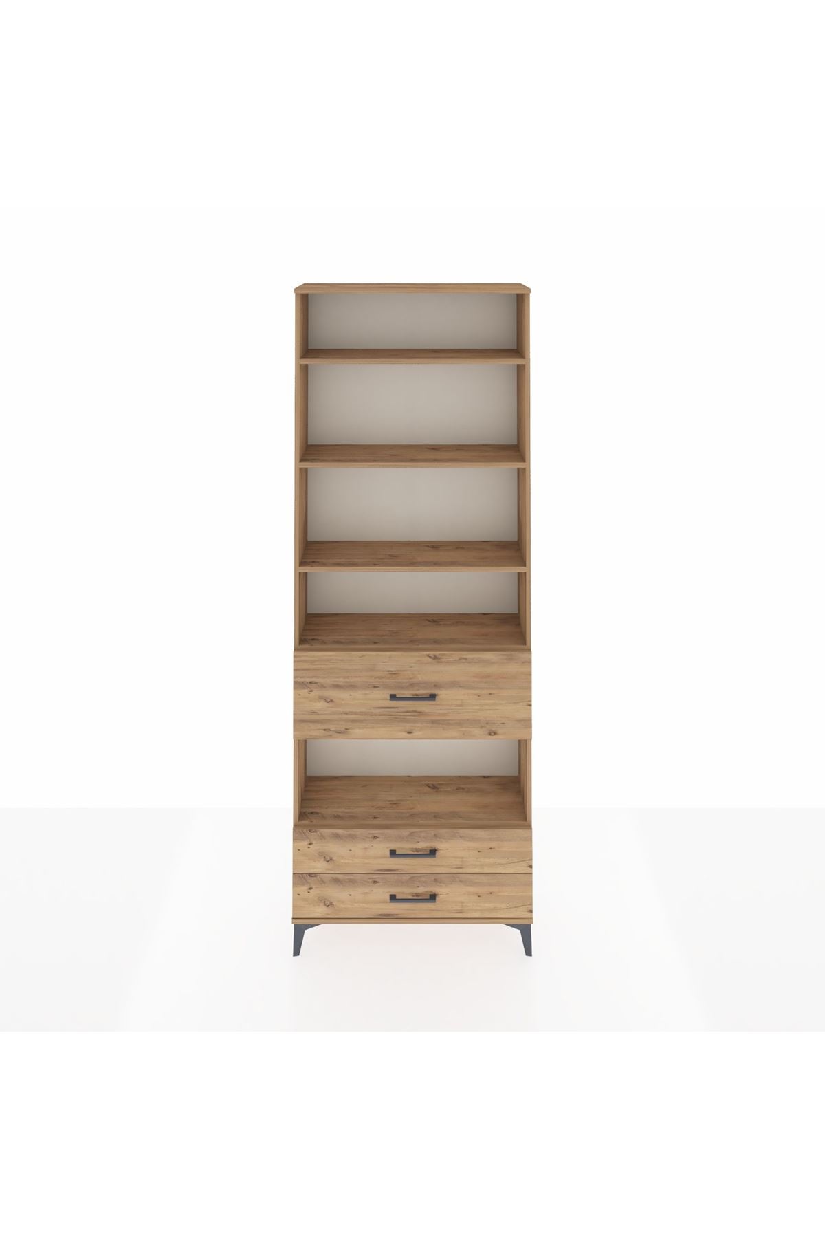 Arges Dolap 5 Raflı 3 Çekmeceli 88x30x243 - S33M092V9A