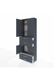Arges Dolap 4 Raflı 4 Çekmeceli 4 Kapaklı 88x30x243 - S33M093V5A
