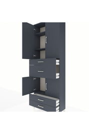 Arges Dolap 4 Raflı 4 Çekmeceli 4 Kapaklı 88x30x243 - S33M093V5A
