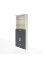 Arges Dolap 4 Raflı 4 Çekmeceli 2 Kapaklı 88x30x243 - S33M094V2A