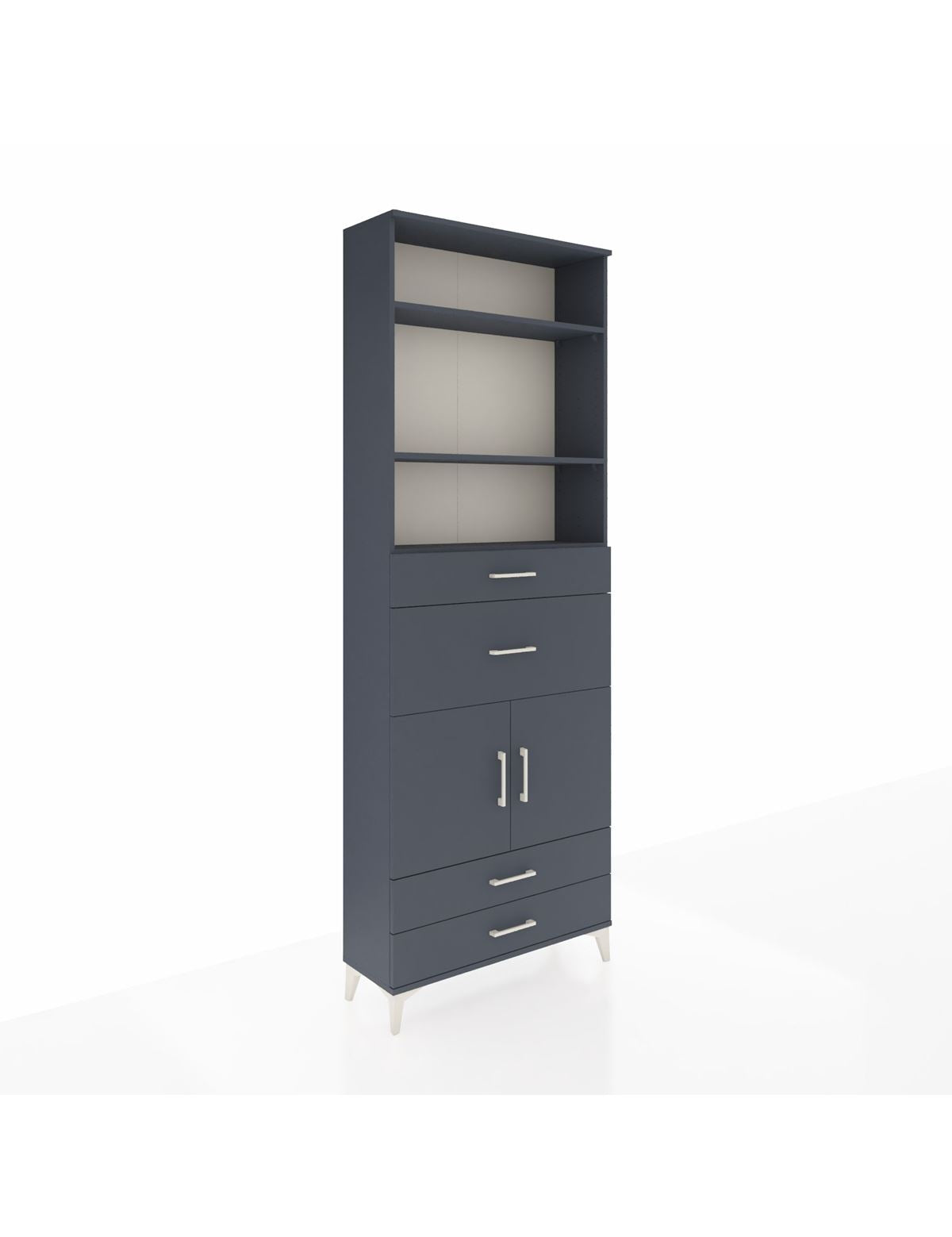 Arges Dolap 4 Raflı 4 Çekmeceli 2 Kapaklı 88x30x243 - S33M094V5A