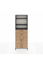 Arges Dolap 4 Raflı 4 Çekmeceli 2 Kapaklı 88x30x243 - S33M094V6A
