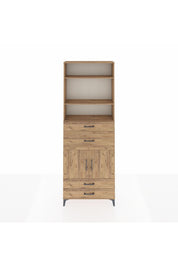 Arges Dolap 4 Raflı 4 Çekmeceli 2 Kapaklı 88x30x243 - S33M094V9A