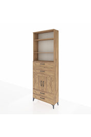 Arges Dolap 4 Raflı 4 Çekmeceli 2 Kapaklı 88x30x243 - S33M094V9A