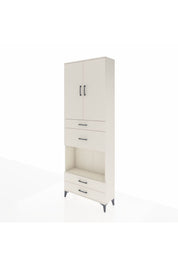 Arges Dolap 4 Raflı 4 Çekmeceli 2 Kapaklı 88x30x243 - S33M095V1A