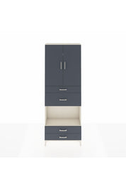 Arges Dolap 4 Raflı 4 Çekmeceli 2 Kapaklı 88x30x243 - S33M095V2A