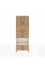 Arges Dolap 4 Raflı 4 Çekmeceli 2 Kapaklı 88x30x243 - S33M095V3A