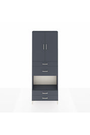 Arges Dolap 4 Raflı 4 Çekmeceli 2 Kapaklı 88x30x243 - S33M095V5A