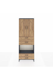 Arges Dolap 4 Raflı 4 Çekmeceli 2 Kapaklı 88x30x243 - S33M095V6A