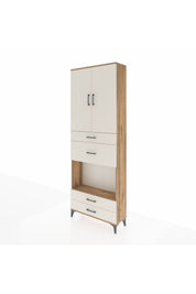 Arges Dolap 4 Raflı 4 Çekmeceli 2 Kapaklı 88x30x243 - S33M095V7A