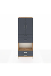 Arges Dolap 4 Raflı 4 Çekmeceli 2 Kapaklı 88x30x243 - S33M095V8A