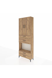 Arges Dolap 4 Raflı 4 Çekmeceli 2 Kapaklı 88x30x243 - S33M095V9A