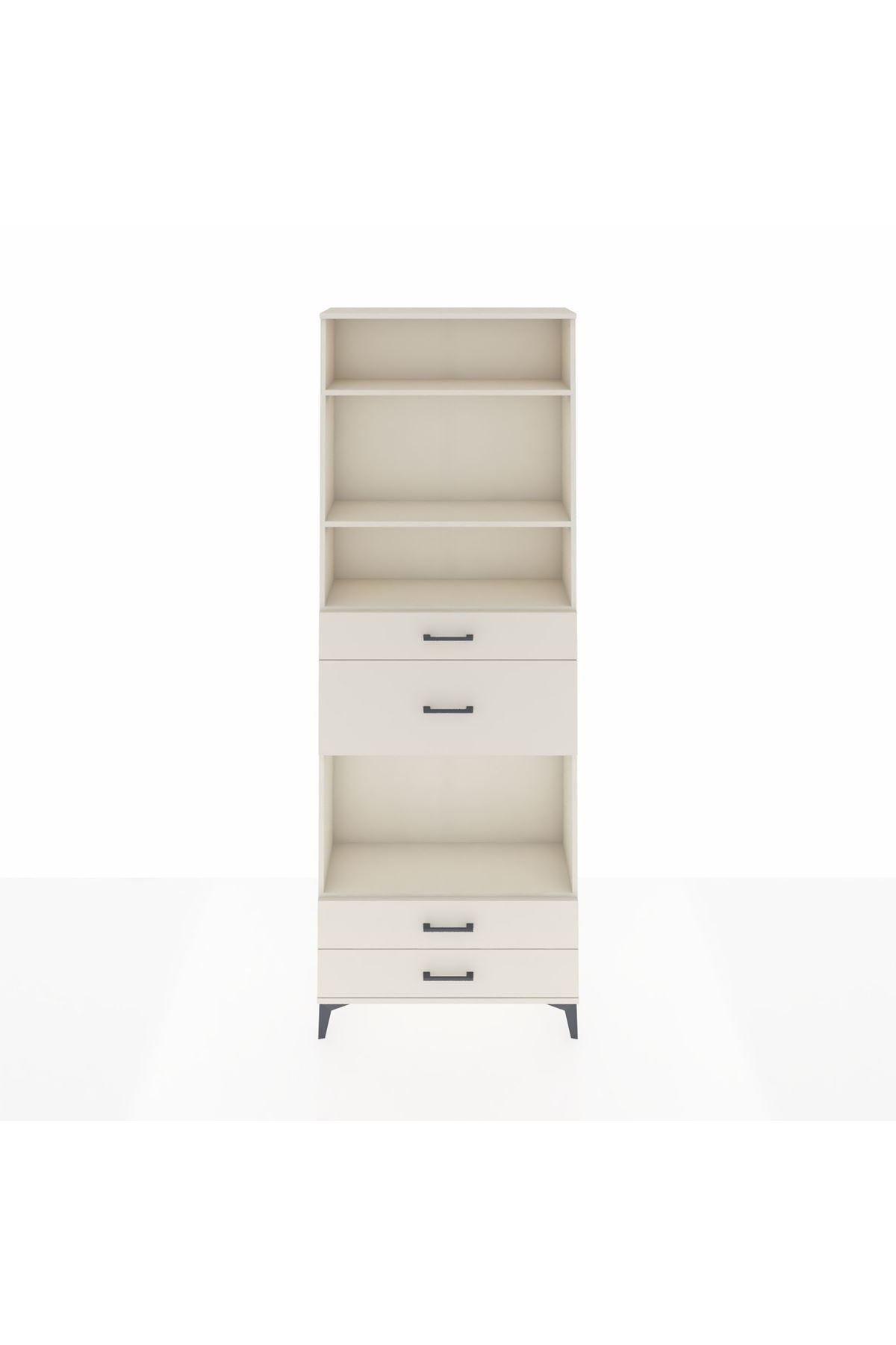 Arges Dolap 4 Raflı 4 Çekmeceli 88x30x243 - S33M096V1A