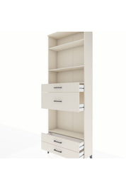 Arges Dolap 4 Raflı 4 Çekmeceli 88x30x243 - S33M096V1A
