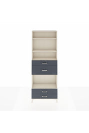 Arges Dolap 4 Raflı 4 Çekmeceli 88x30x243 - S33M096V2A