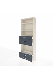 Arges Dolap 4 Raflı 4 Çekmeceli 88x30x243 - S33M096V2A