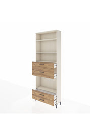 Arges Dolap 4 Raflı 4 Çekmeceli 88x30x243 - S33M096V3A