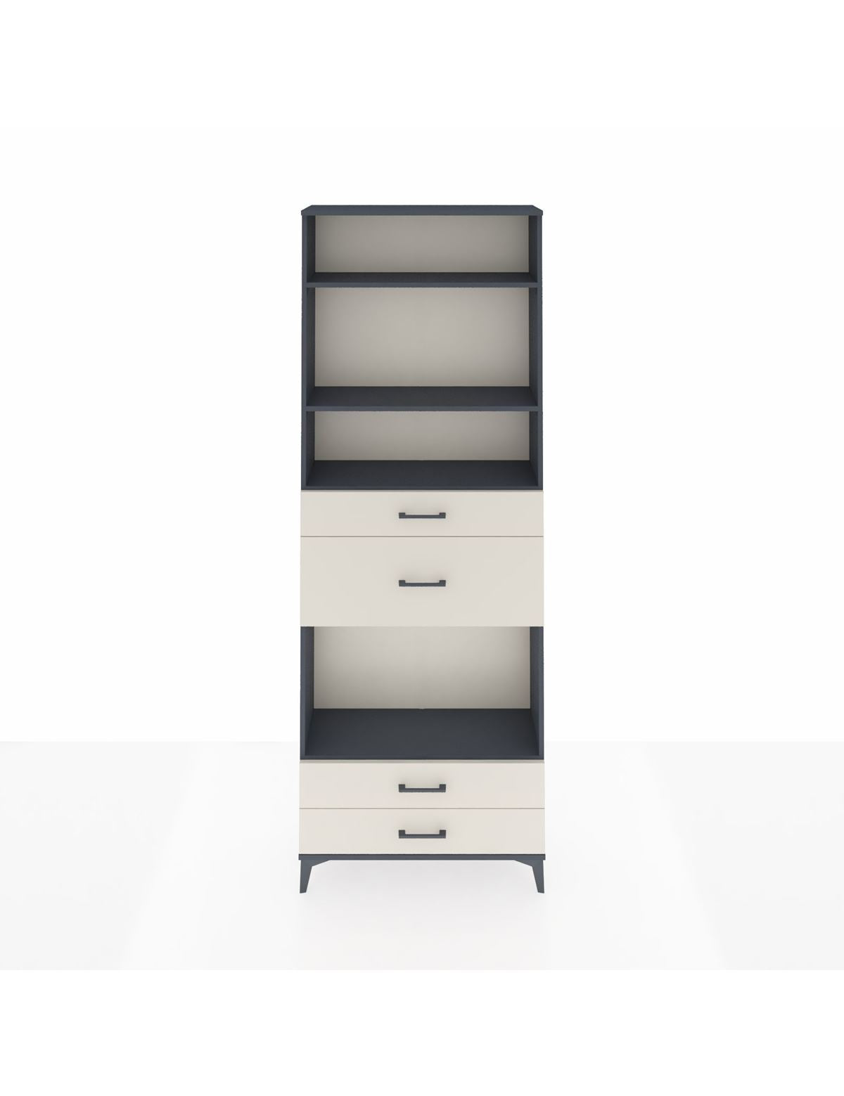 Arges Dolap 4 Raflı 4 Çekmeceli 88x30x243 - S33M096V4A