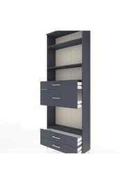 Arges Dolap 4 Raflı 4 Çekmeceli 88x30x243 - S33M096V5A