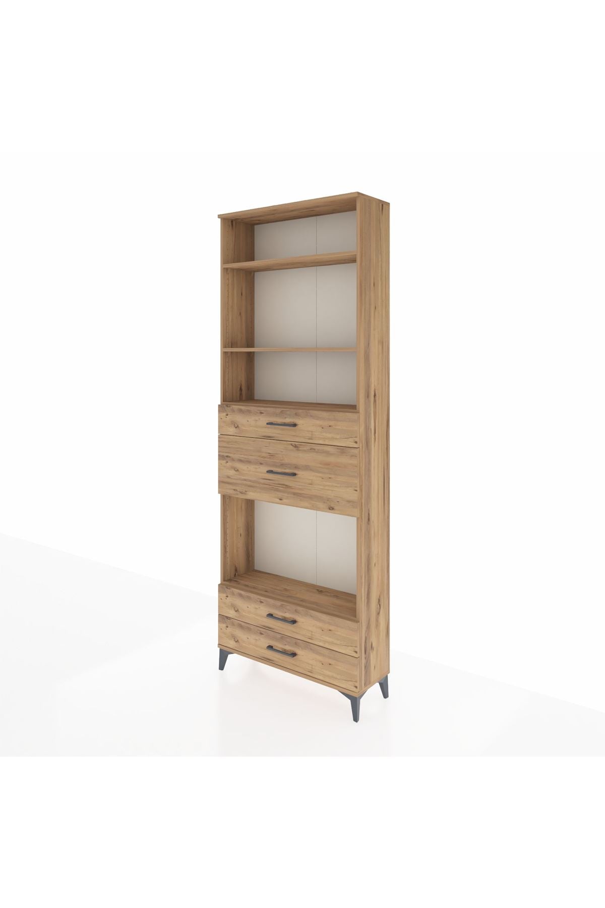 Arges Dolap 4 Raflı 4 Çekmeceli 88x30x243 - S33M096V9A